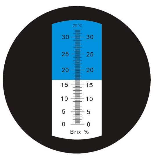 BRIX-meter-BRIX-getal-af-te-lezen